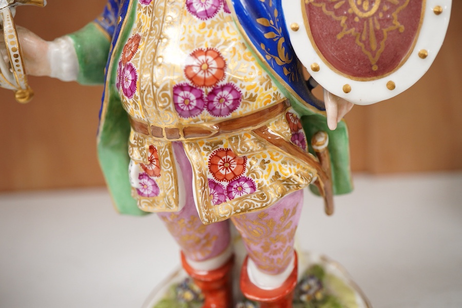 A 19th century Derby figure of Falstaff, 22cm